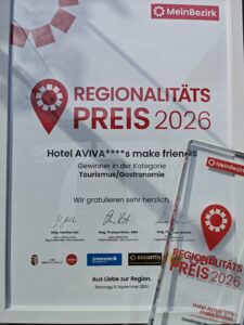 AVIVA erhält Regionalitätspreis in der Kategorie Tourismus 2026